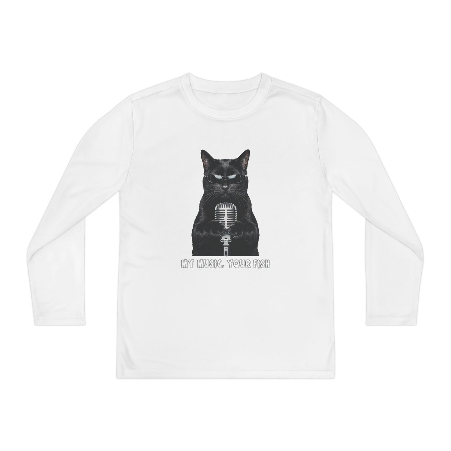 'my music, your fish' T-shirt