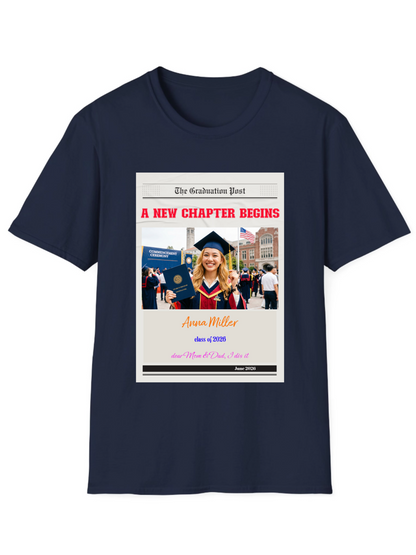 "A New Chapter Begins" Personalized Graduation