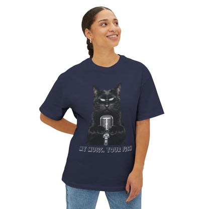 "My music, your fish" T-shirt