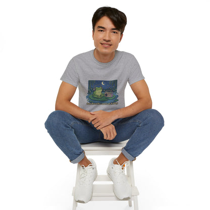 The frog is listening to music  T-shirt