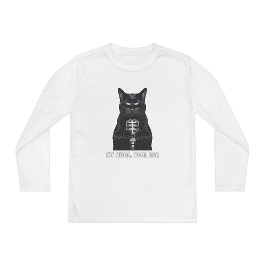 'my music, your fish' T-shirt