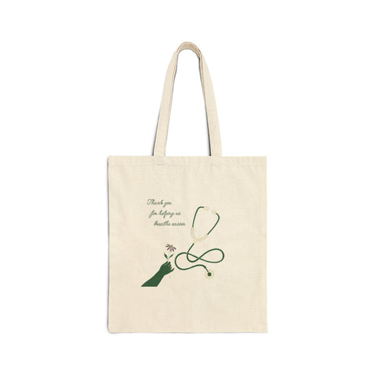 Design-Love Cotton Canvas Tote Bag