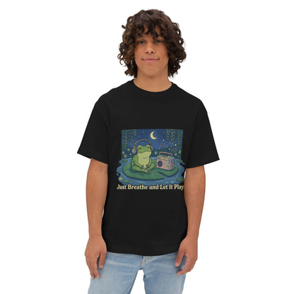 The frog is listening to music  T-shirt