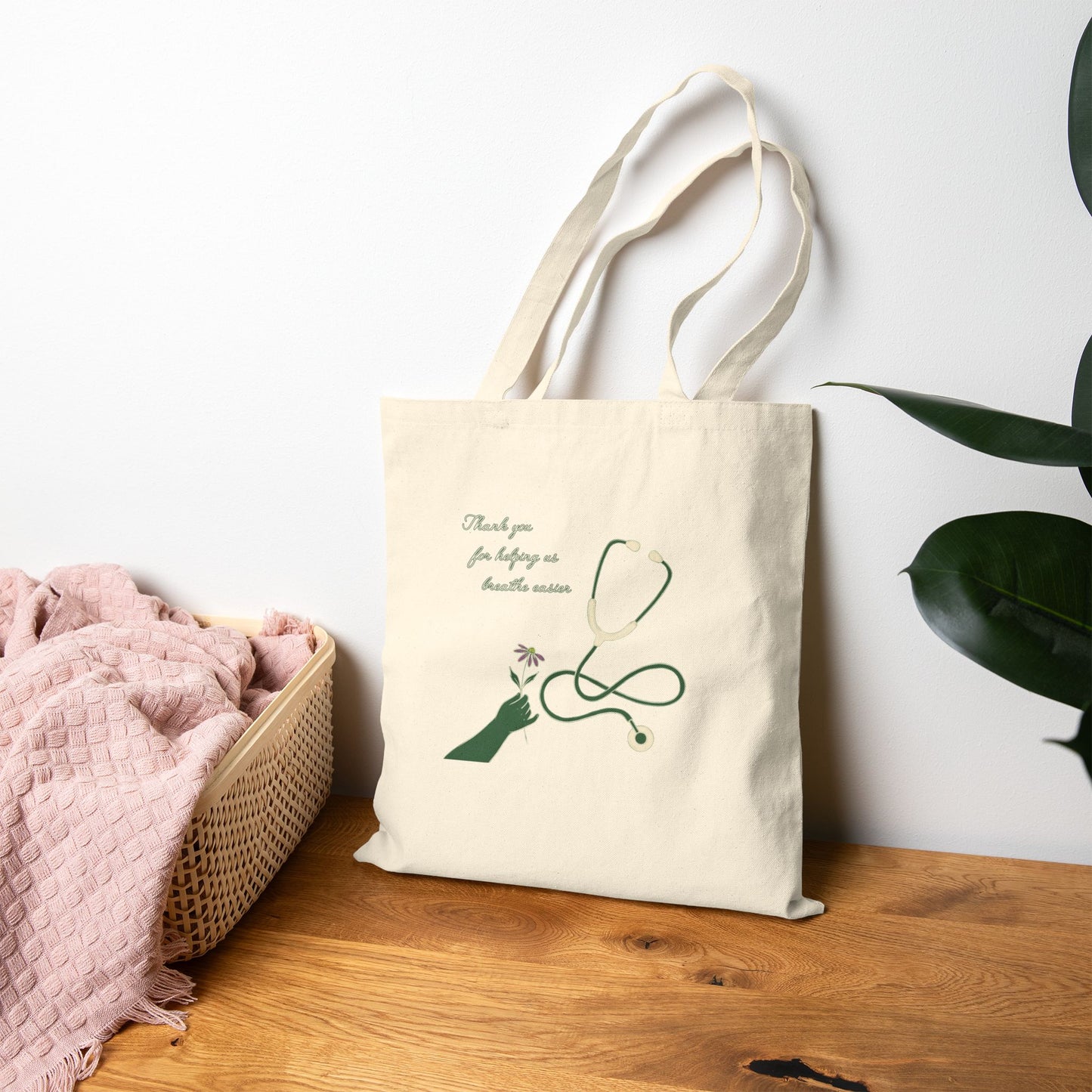 Design-Love Cotton Canvas Tote Bag