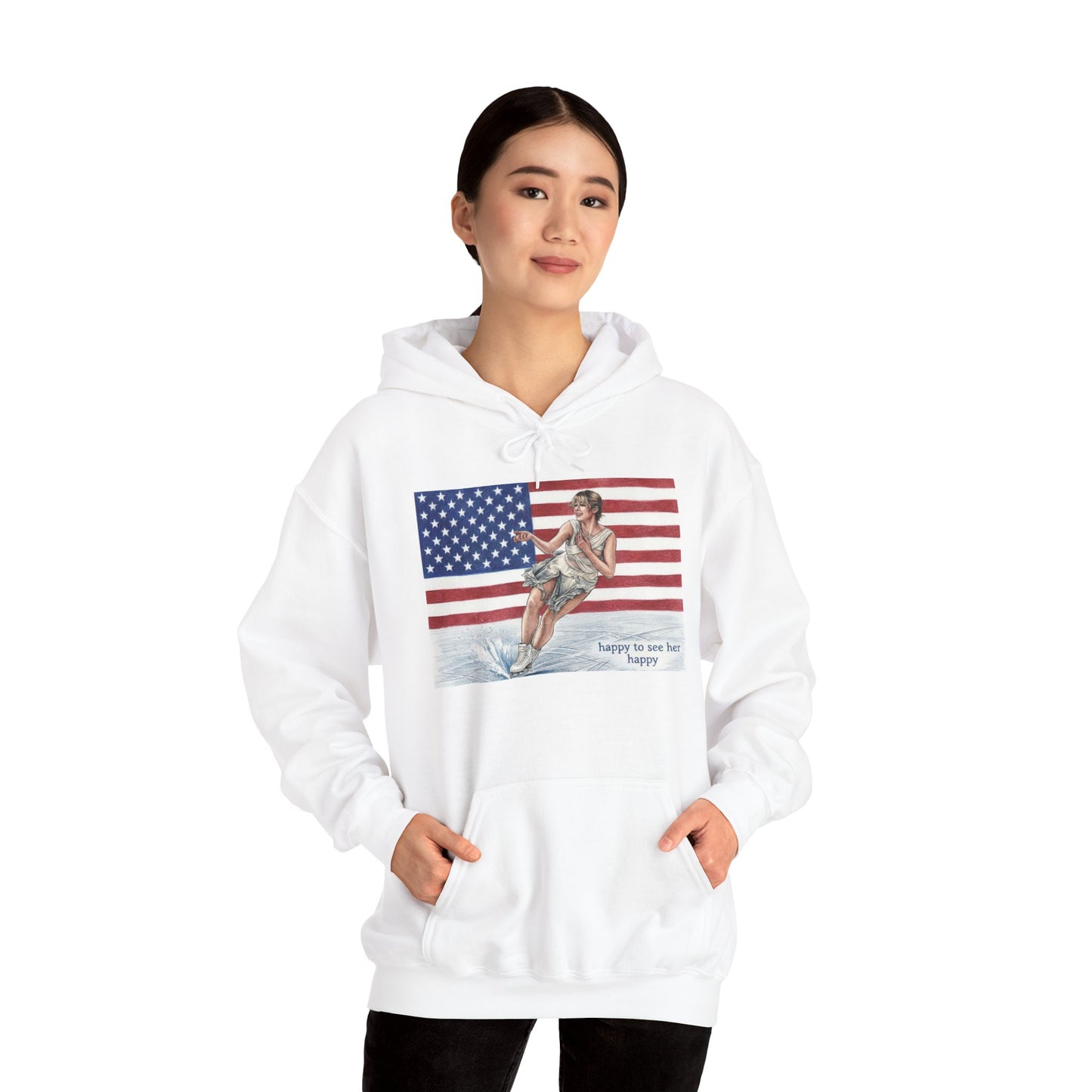 Ice skating - Hooded Sweatshirt