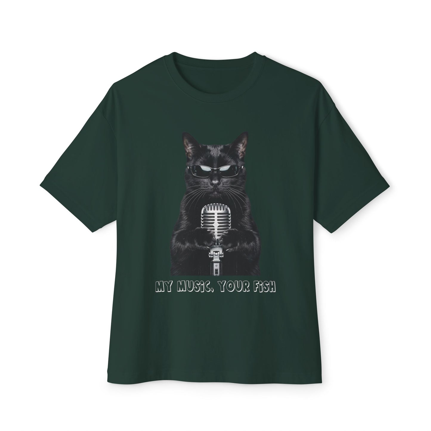 "My music, your fish" T-shirt