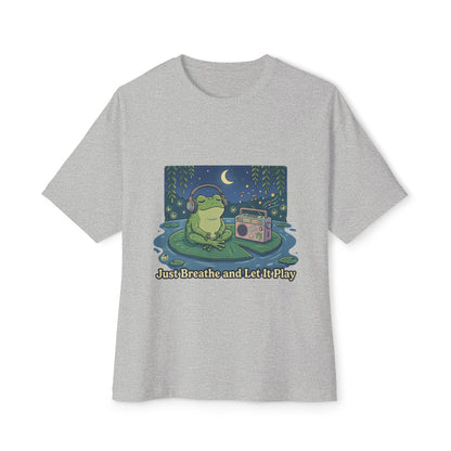 The frog is listening to music  T-shirt