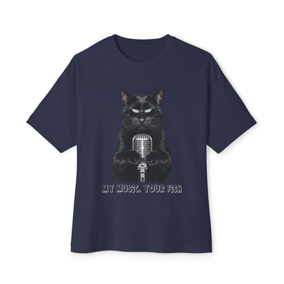 "My music, your fish" T-shirt