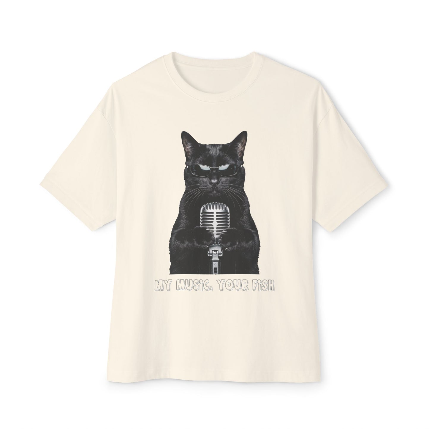 "My music, your fish" T-shirt