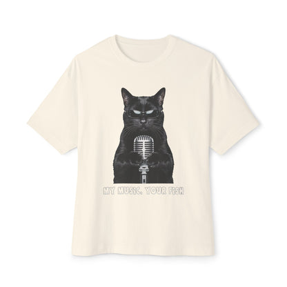 "My music, your fish" T-shirt