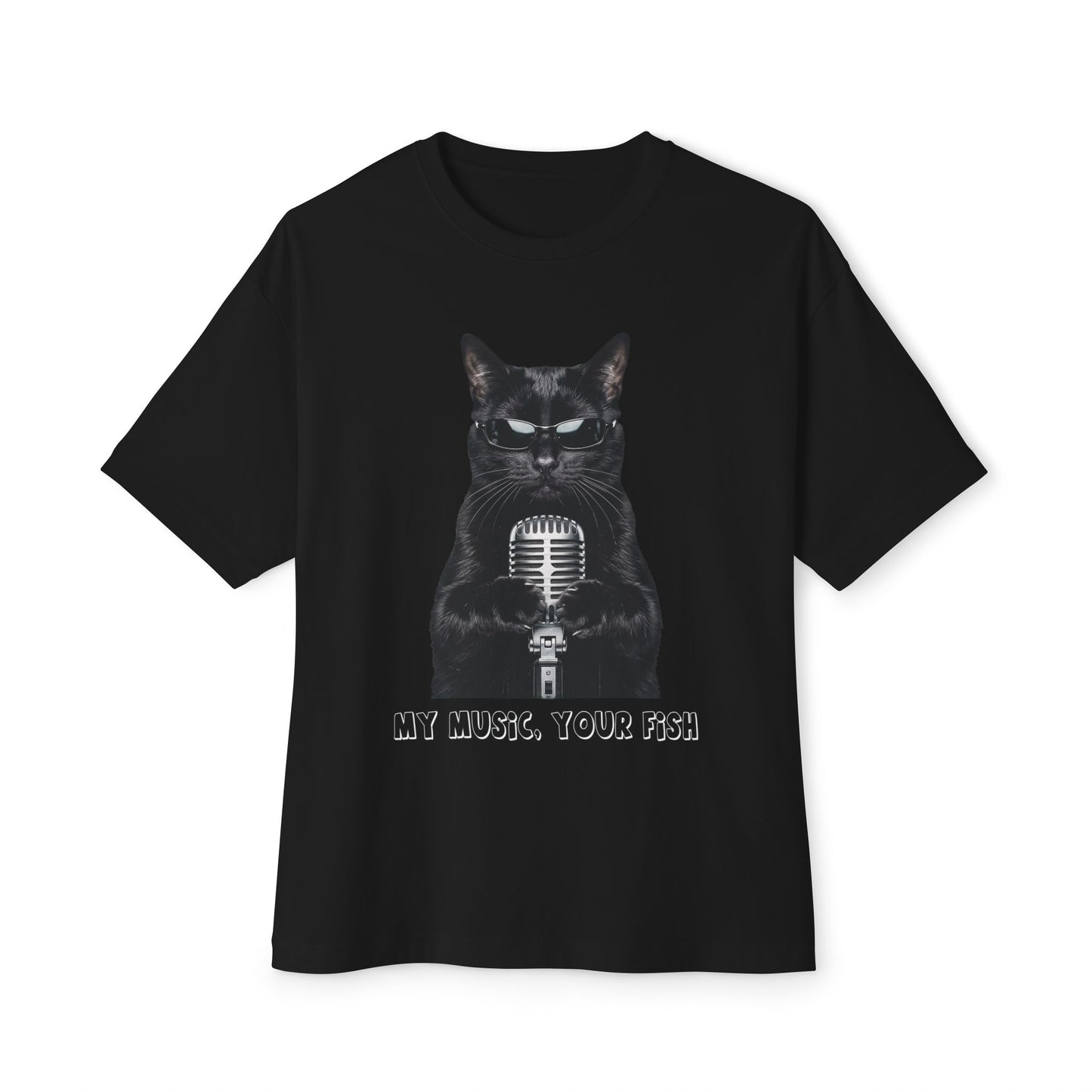 "My music, your fish" T-shirt