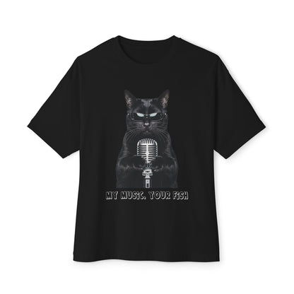 "My music, your fish" T-shirt