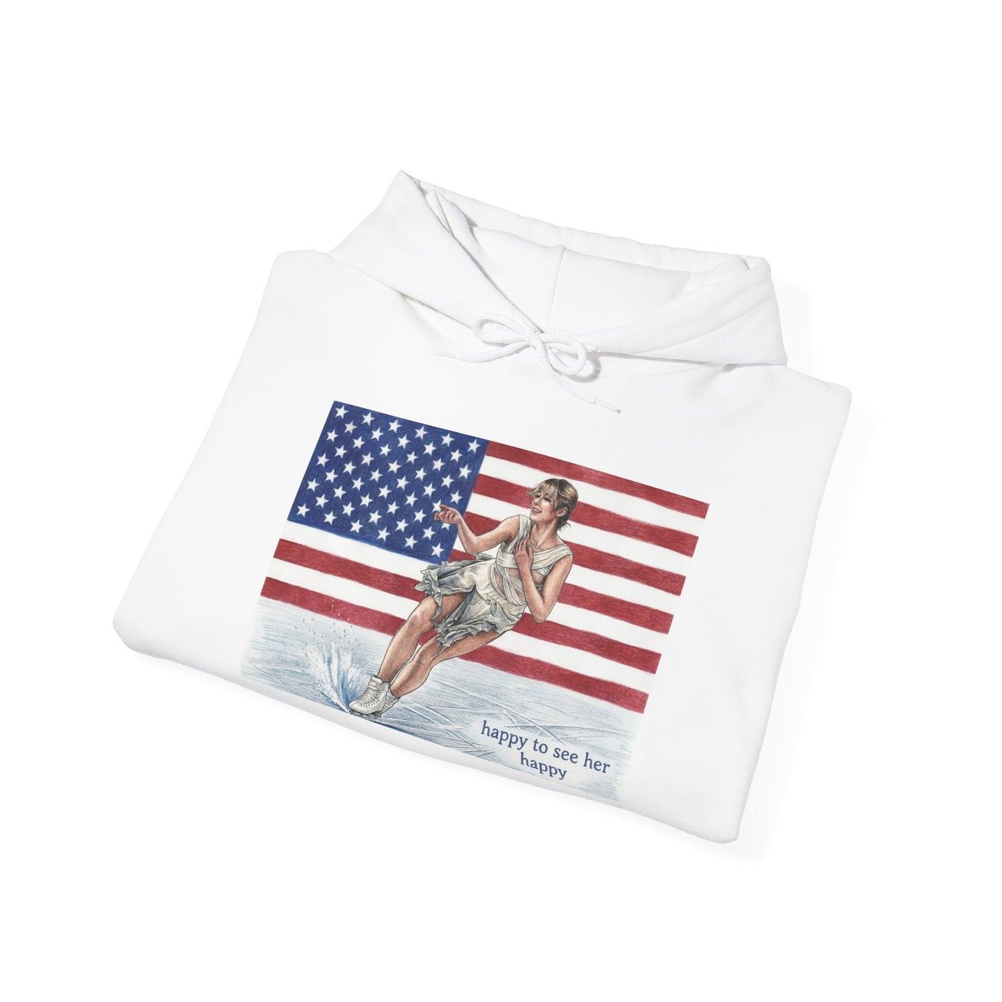 Ice skating - Hooded Sweatshirt