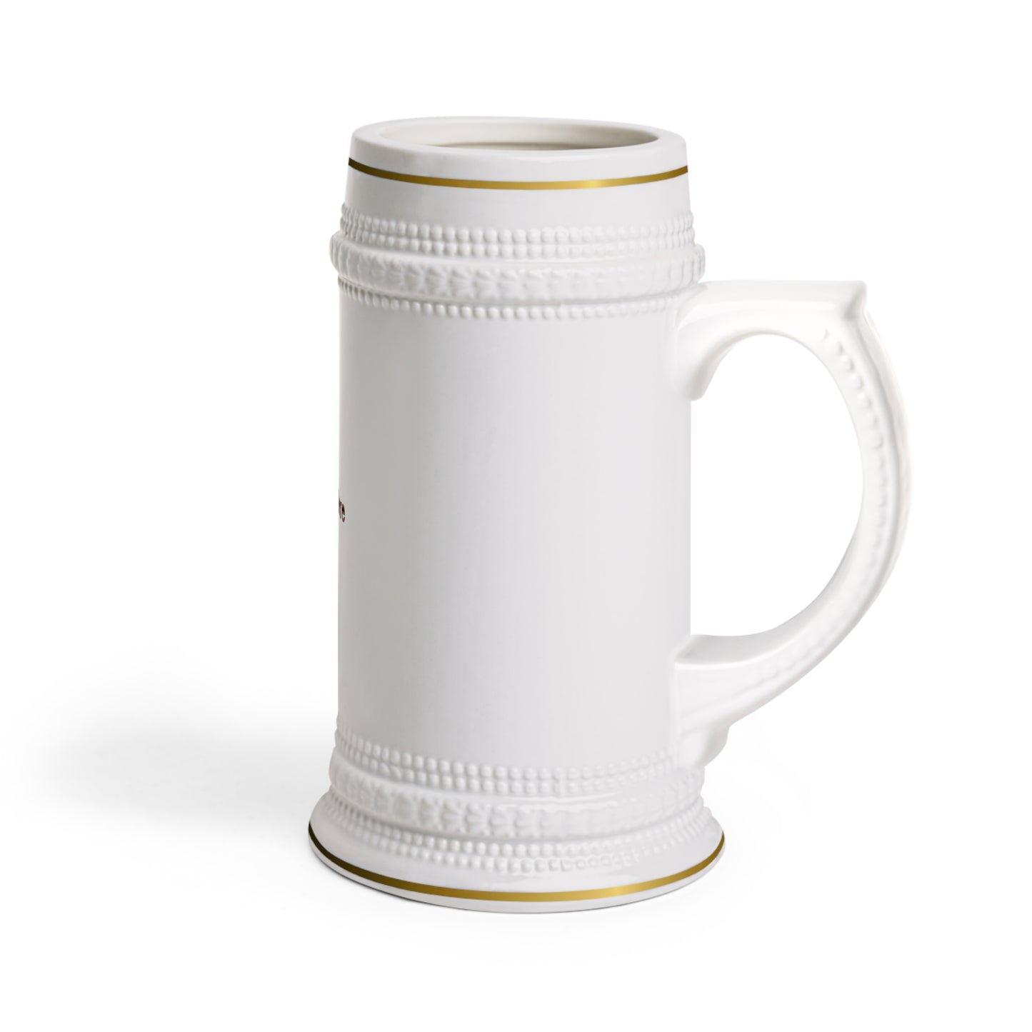 Personalized Ceramic Beer Stein Mug — Custom Photo Beer Stein for Groomsmen, Father’s Day & Oktoberfest