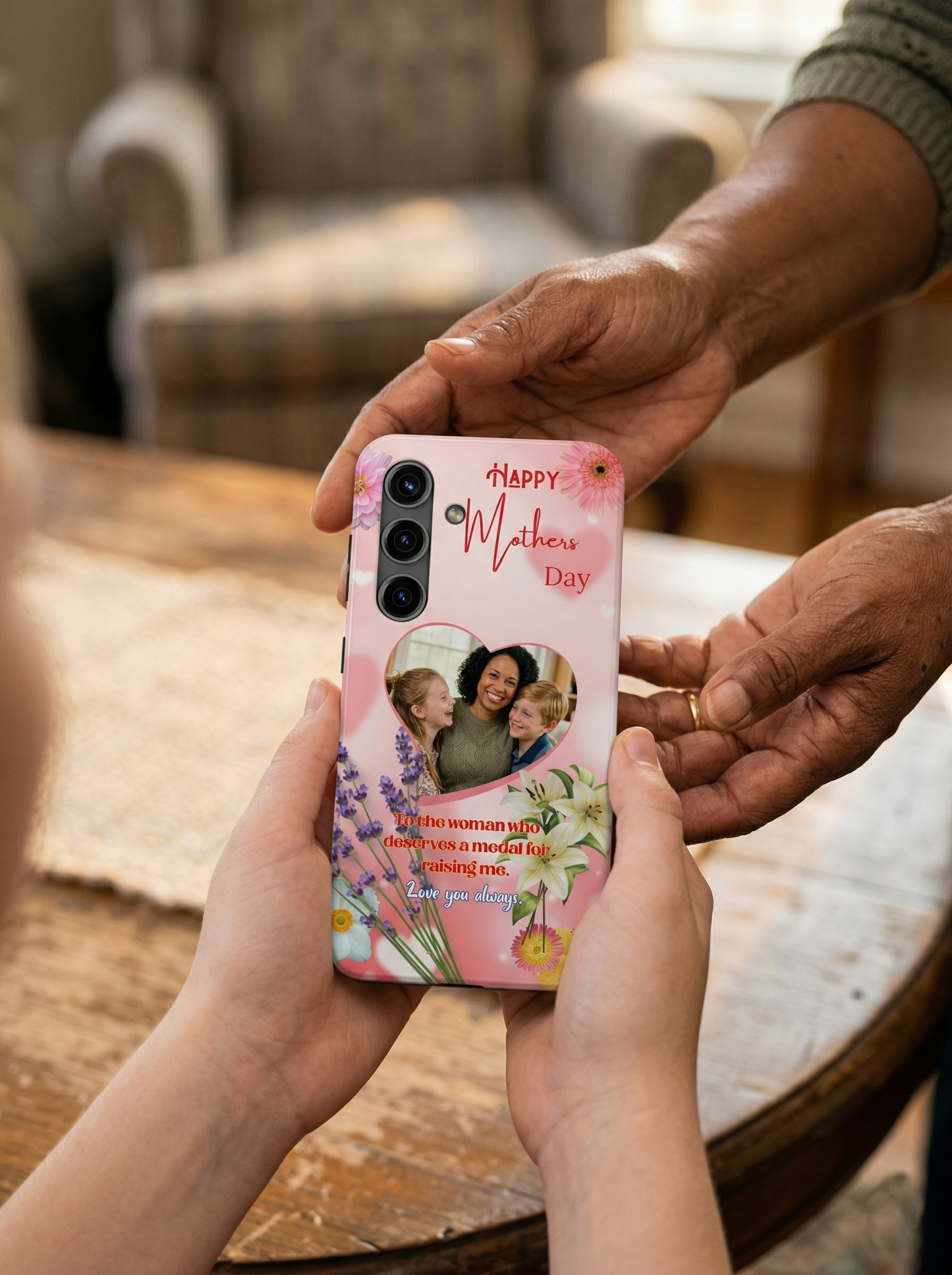 Happy Mother's Day (Samsung) - Personalized Tough Phone Cases