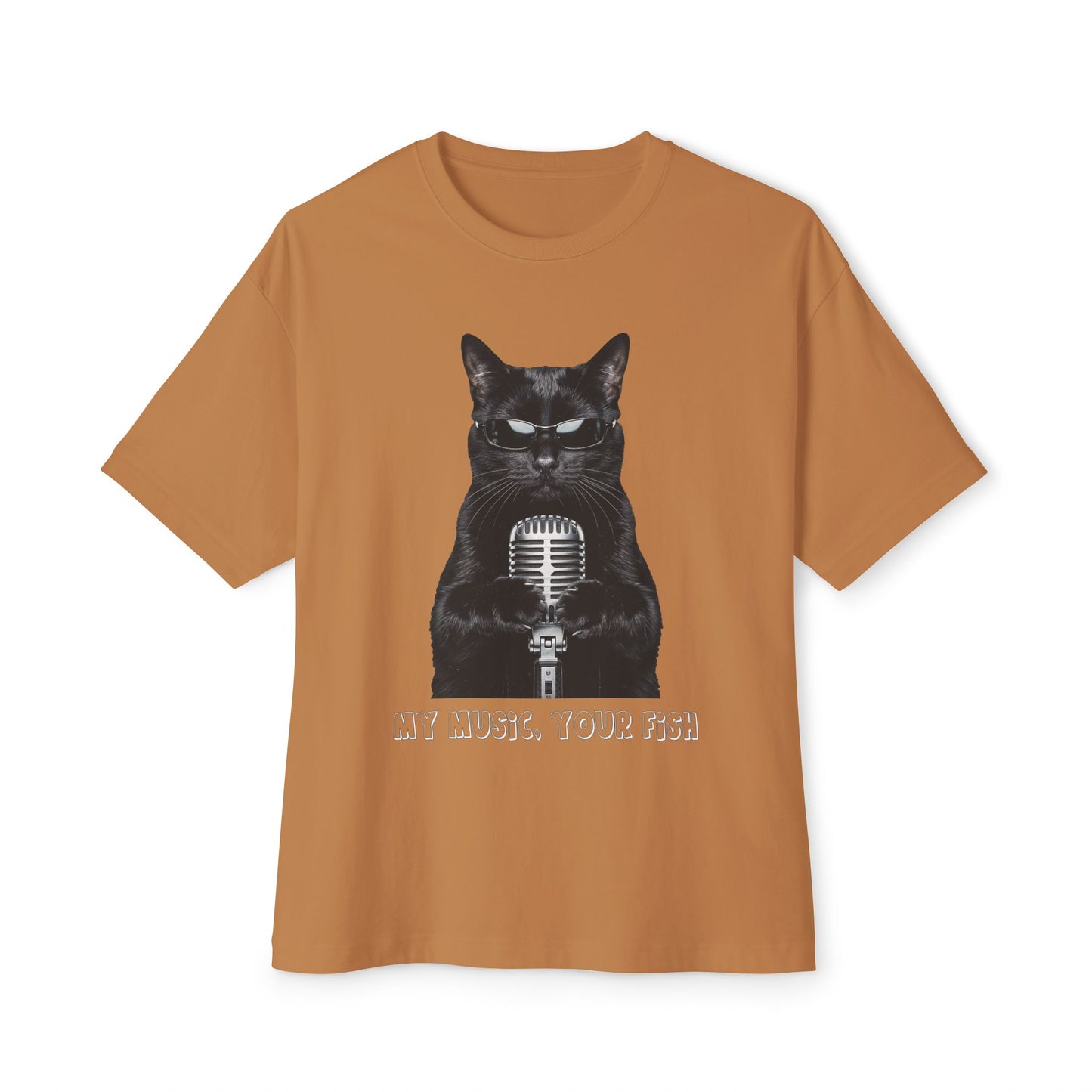 "My music, your fish" T-shirt