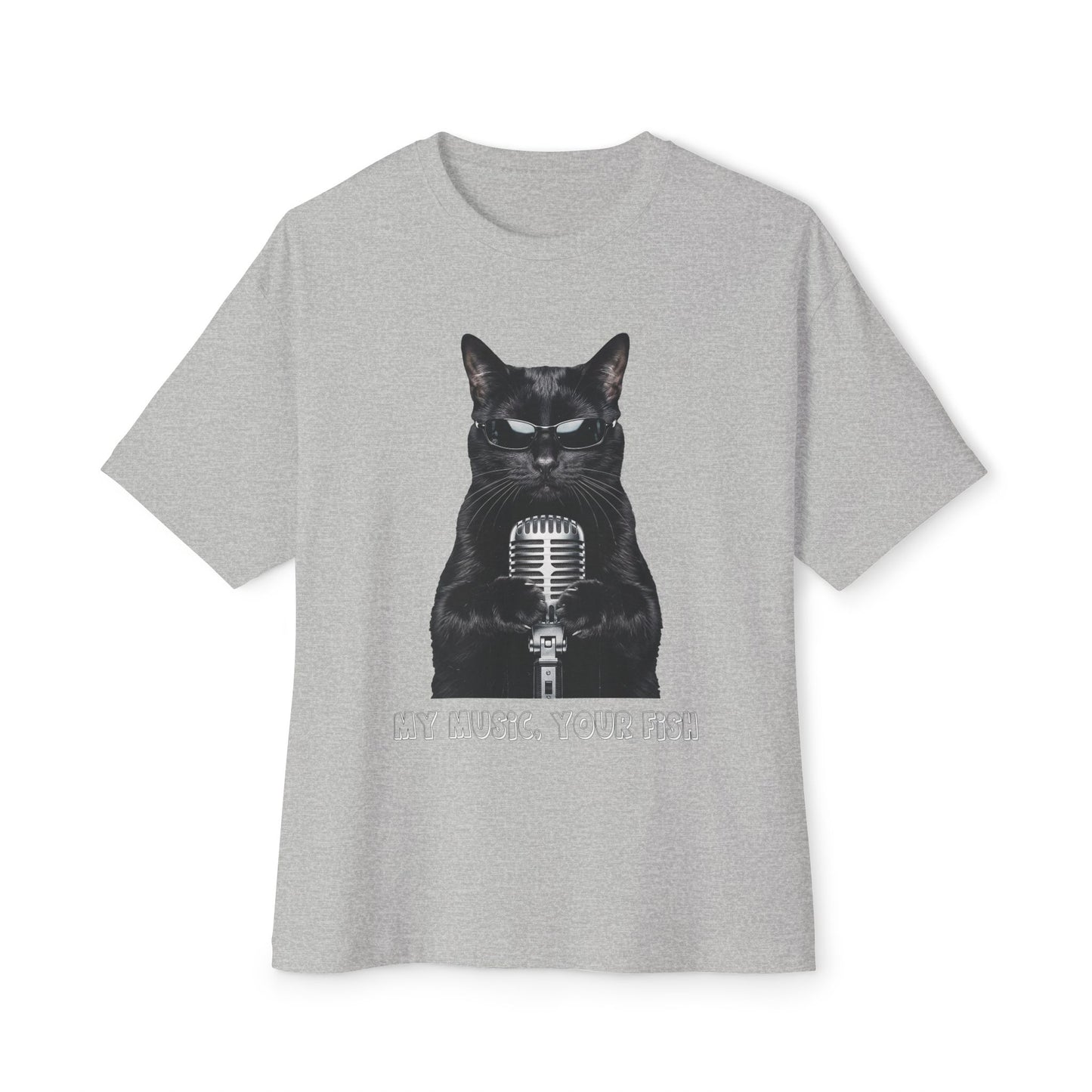 "My music, your fish" T-shirt