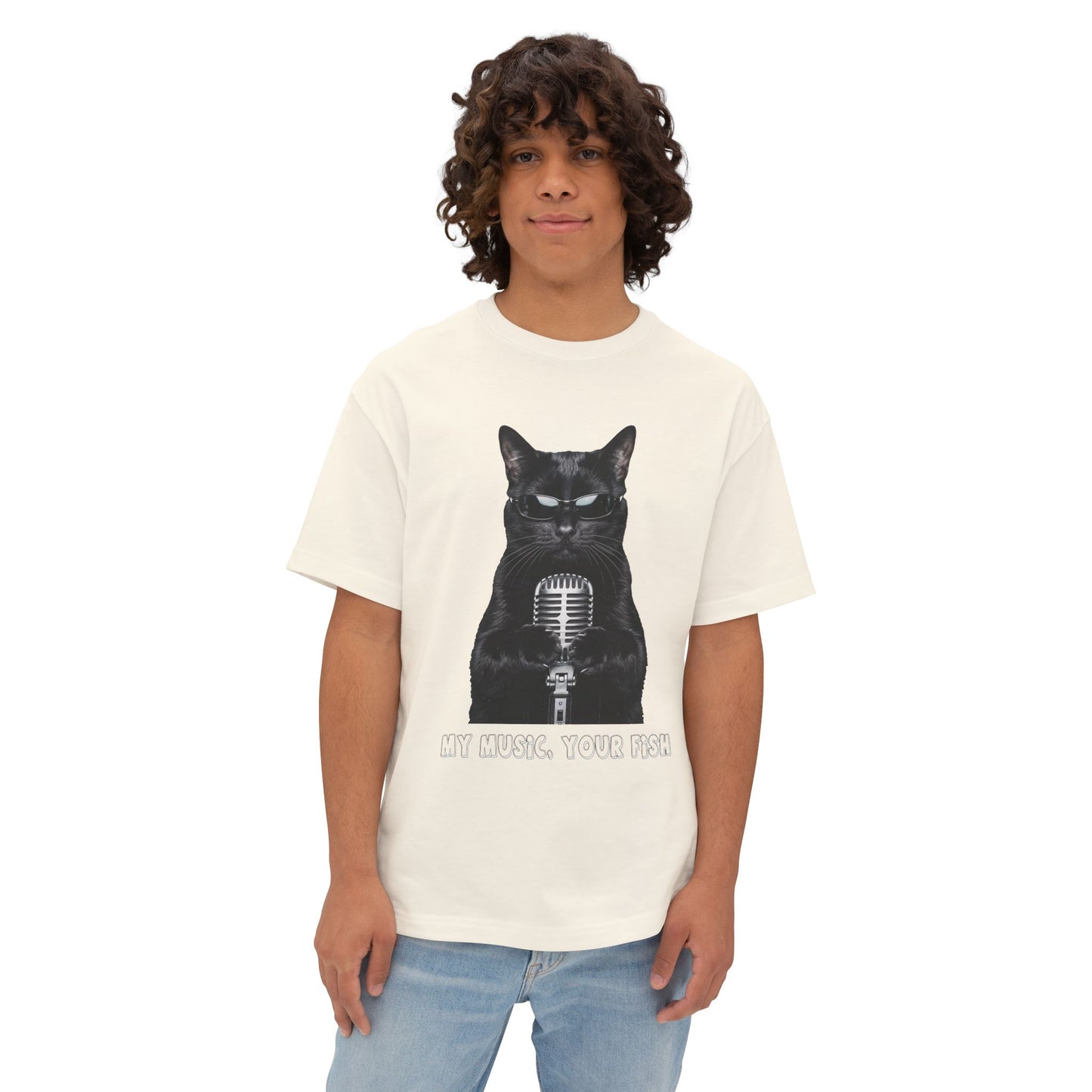 "My music, your fish" T-shirt