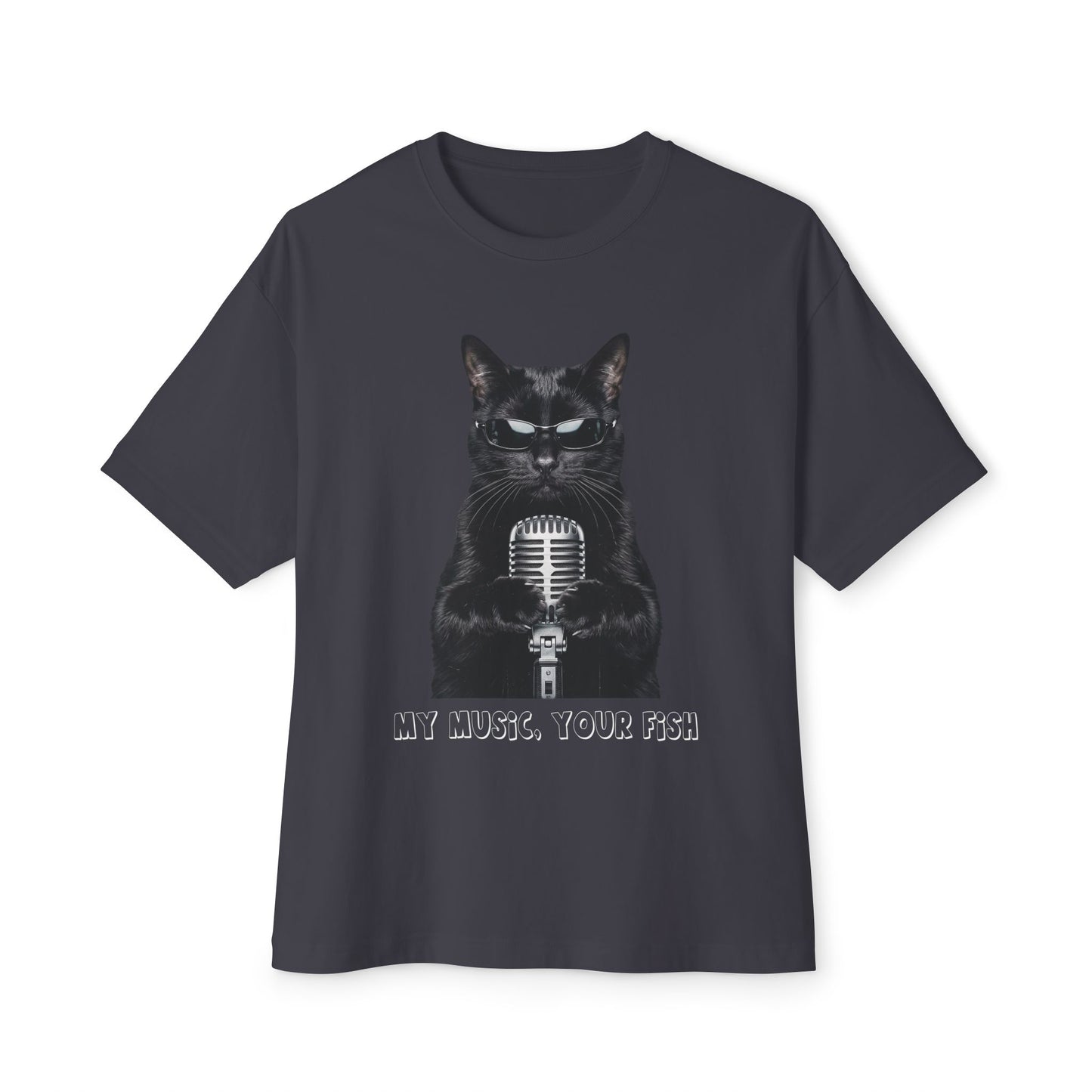 "My music, your fish" T-shirt