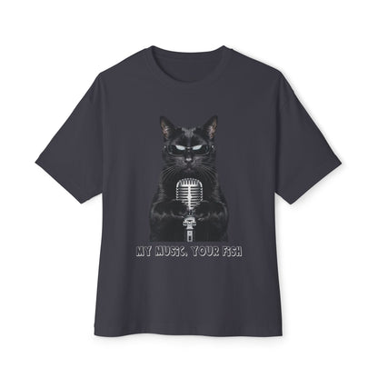 "My music, your fish" T-shirt