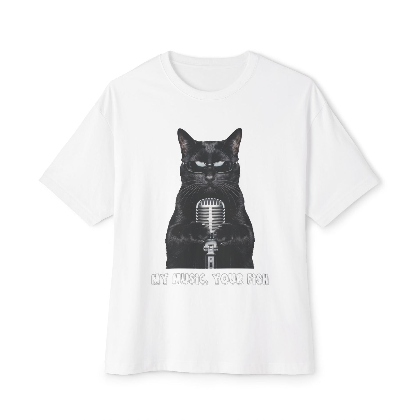 "My music, your fish" T-shirt