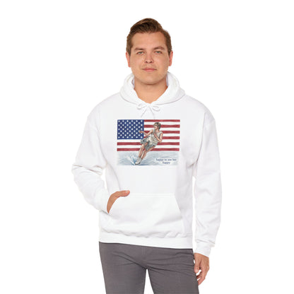 Ice skating - Hooded Sweatshirt
