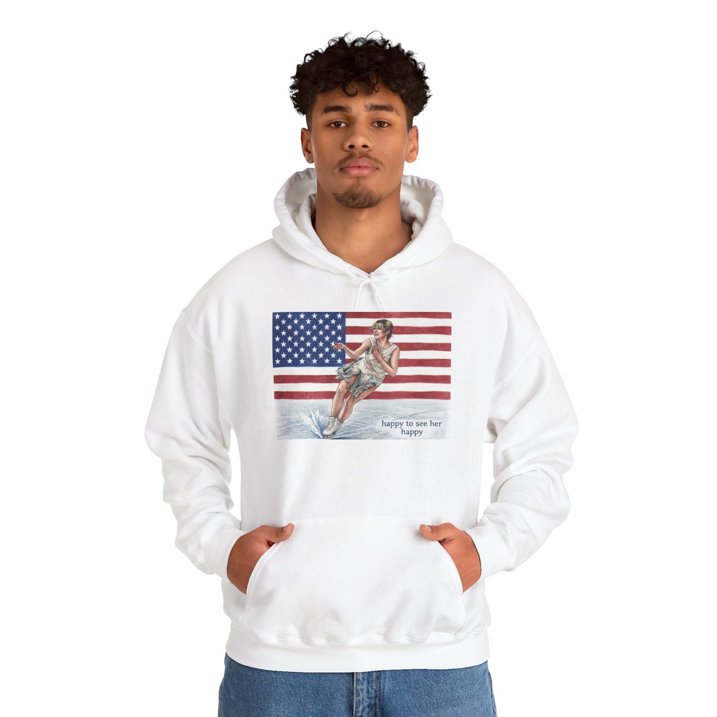 Ice skating - Hooded Sweatshirt