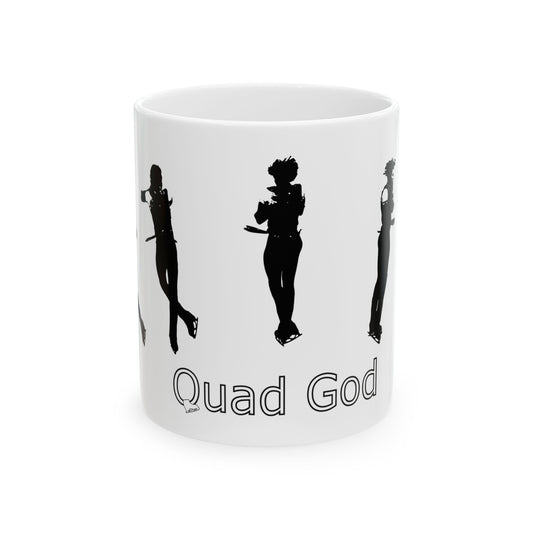 Ceramic Mug – "Quad God" 11oz/15oz