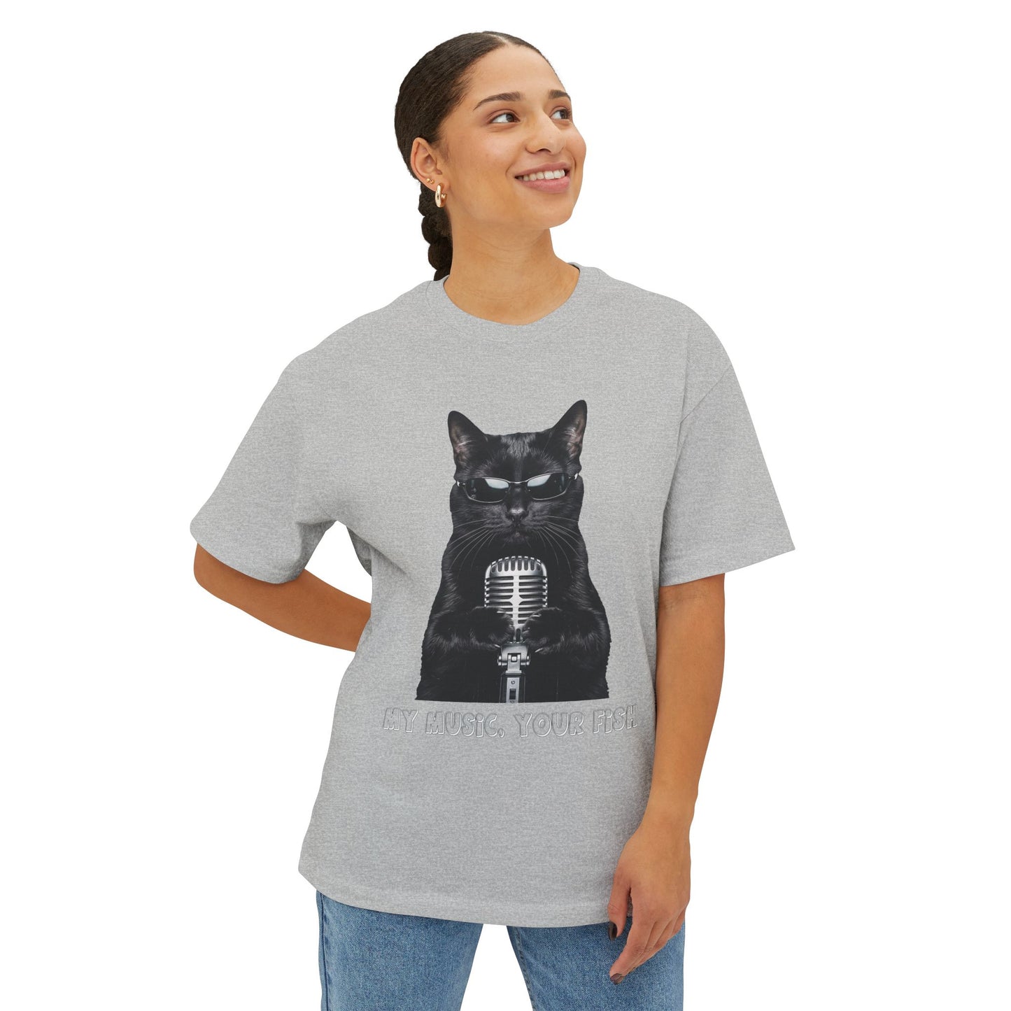 "My music, your fish" T-shirt